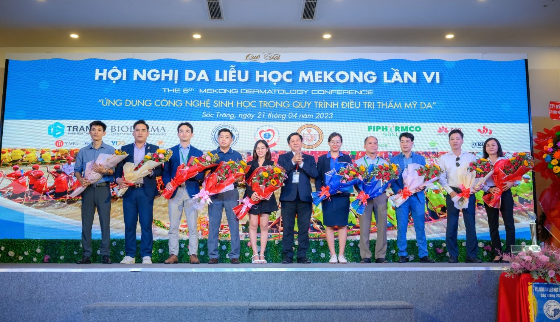 Dmp Sen Vàng Chúc Mừng Hội Nghị Da Liễu Học Mekong Lần Thứ VI Tại Sóc Trăng Thành Công Tốt Đẹp 